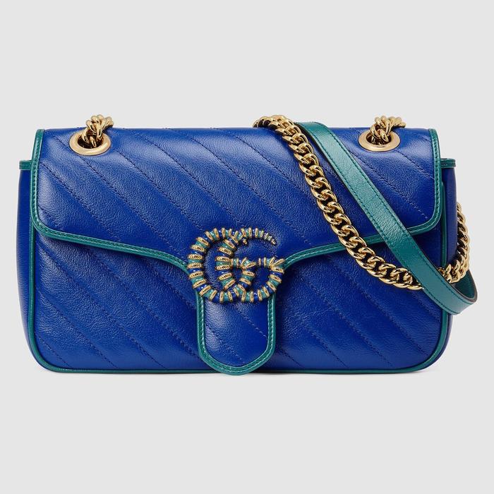 유럽직배송 구찌 GUCCI Gucci GG Marmont small shoulder bag 4434971X5EG8382