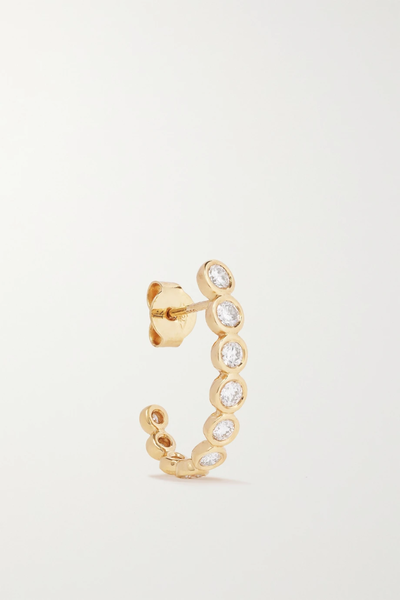 유럽직배송 키마이 싱글 귀걸이 KIMAÏ Semi 18-karat recycled gold laboratory-grown diamond single earring 43769801095846638