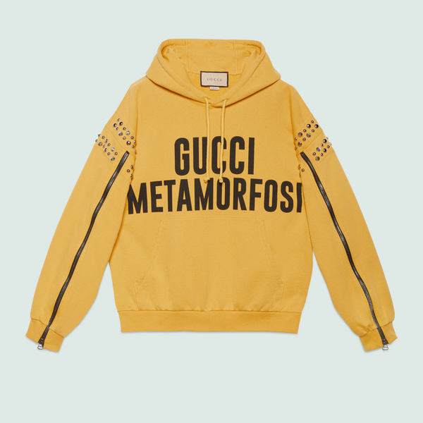 유럽직배송 구찌 GUCCI Cotton &#039;Gucci Metamorfosi&#039; sweatshirt 715864XJEVI7694