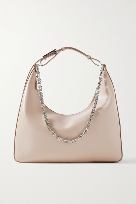 유럽직배송 지방시 숄더백 GIVENCHY Moon Cut medium chain-embellished leather shoulder bag 32027475399602607