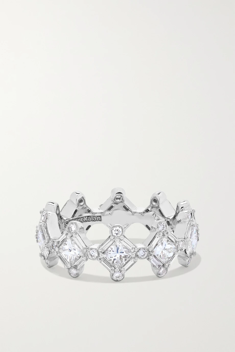 유럽직배송 수잔케일런 반지 SUZANNE KALAN 18-karat white gold diamond ring 17957409489996710