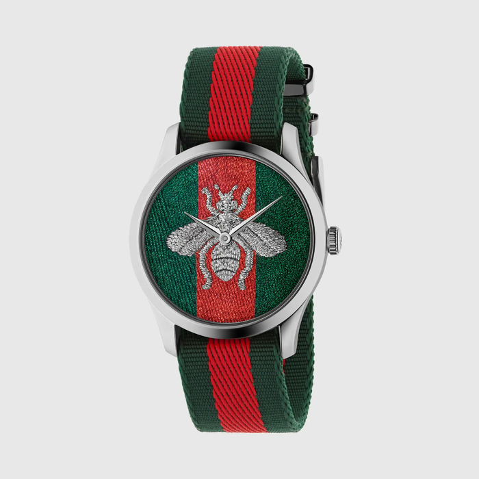 유럽직배송 구찌 GUCCI Gucci G-Timeless watch, 38mm 632094I18208494