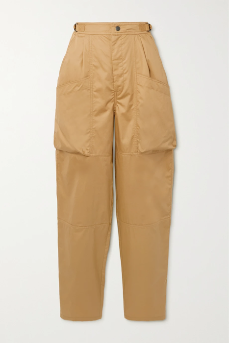 유럽직배송 이자벨마랑 팬츠 ISABEL MARANT Ferima paneled coated-cotton tapered pants 25185454455630549