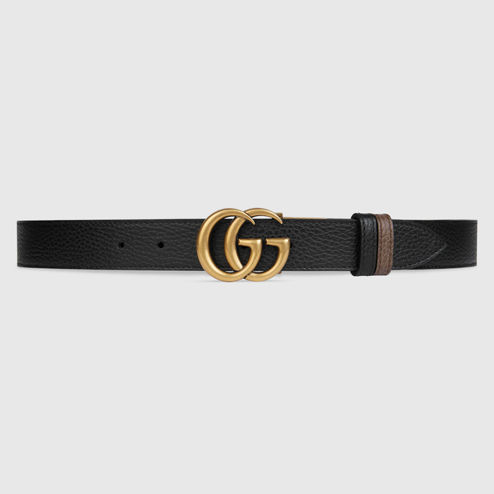 유럽직배송 구찌 GUCCI Gucci Reversible belt with Double G buckle 643847CAO2T8170