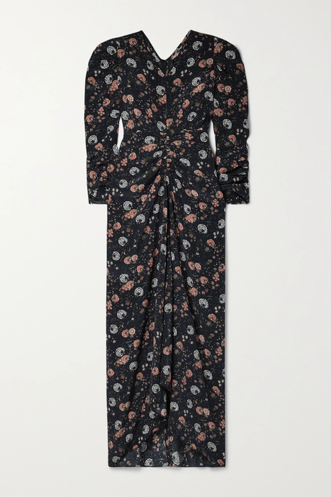유럽직배송 이자벨마랑 원피스 ISABEL MARANT Albi ruched floral-print silk crepe de chine midi dress 25185454455638593
