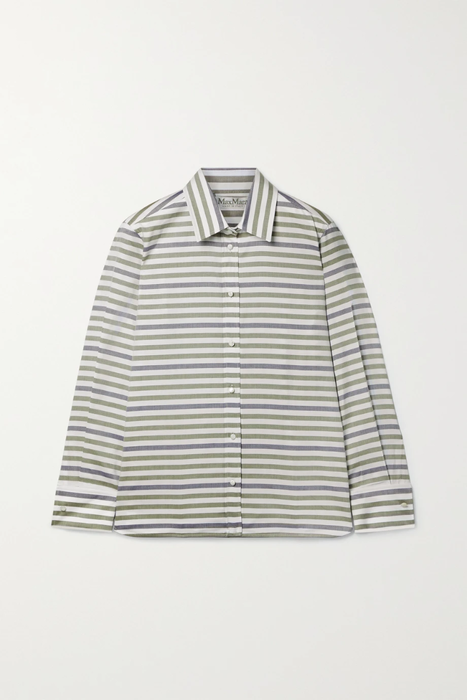 유럽직배송 막스마라 셔츠 MAX MARA Davy striped cotton Oxford shirt 29419655932408393