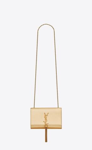유럽직배송 입생로랑 케이트 숄더백 SAINT LAURENT kate small chain bag with tassel in shiny grained leather 474366AAAKT8030