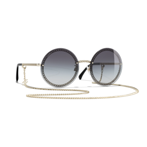유럽직배송 샤넬 선글라스 CHANEL Round Sunglasses A71292X01060L9516