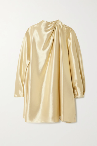 유럽직배송 펜디 미니원피스 FENDI Draped silk-blend lamé mini dress 33258524071996978