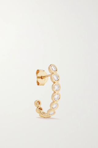 유럽직배송 키마이 싱글 귀걸이 KIMAÏ Semi 18-karat recycled gold diamond single earring 43769801095846638