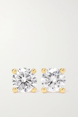 유럽직배송 키마이 귀걸이 KIMAÏ 18-karat recycled gold diamond earrings 43769801095846632