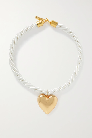 유럽직배송 타임리스펄리 목걸이 TIMELESS PEARLY Gold-plated and cord necklace 1647597282948464