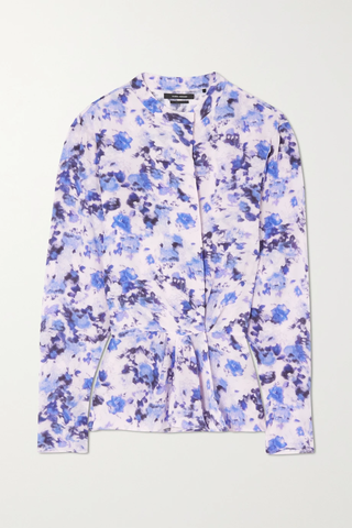 유럽직배송 이자벨마랑 블라우스 ISABEL MARANT Fidaje floral-print silk crepe de chine gathered blouse 1647597283200812